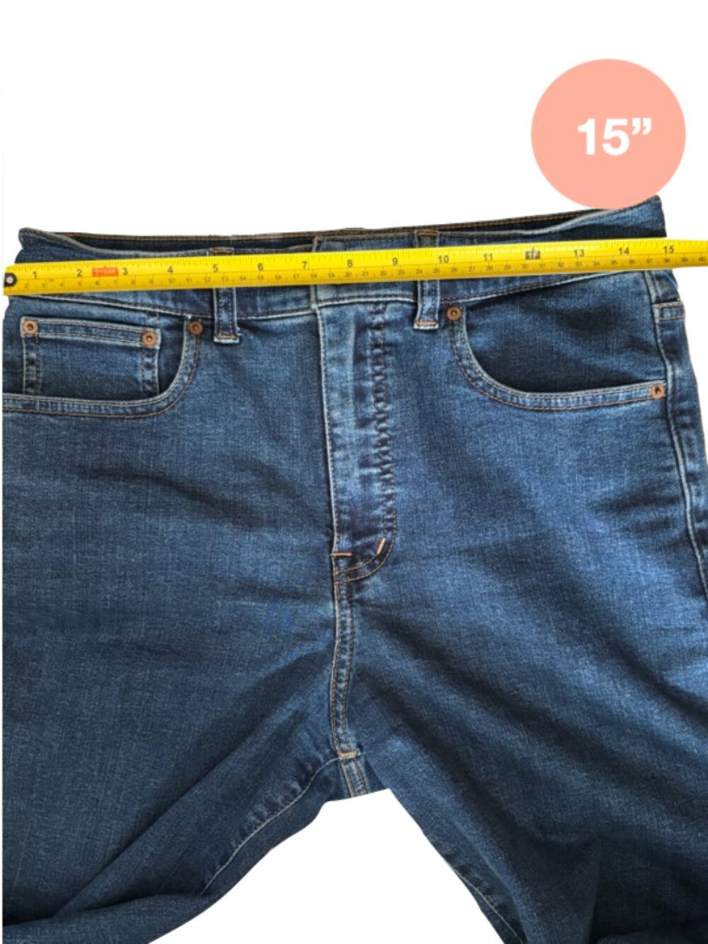 Madewell womens jeans size 28 blue wide leg high rise stretch denim - Picture 11 of 15